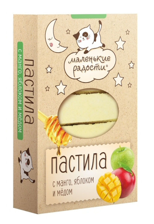 Пастила Маленькие радости Манго, яблоко и мёд 95г - Берестов А.с. фото 2