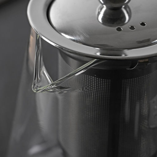 Чайник стеклянный заварочный с металлическим ситом «Эгла», 900 мл