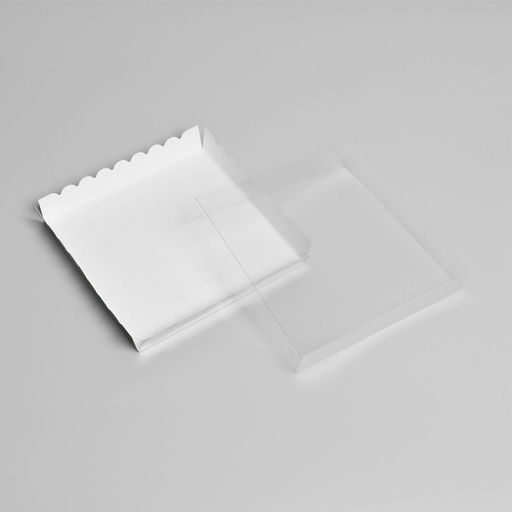 Цена за 10 шт. Коробочка для печенья, серебряная, 20 х 20 х 3 см - Simaland фото 3