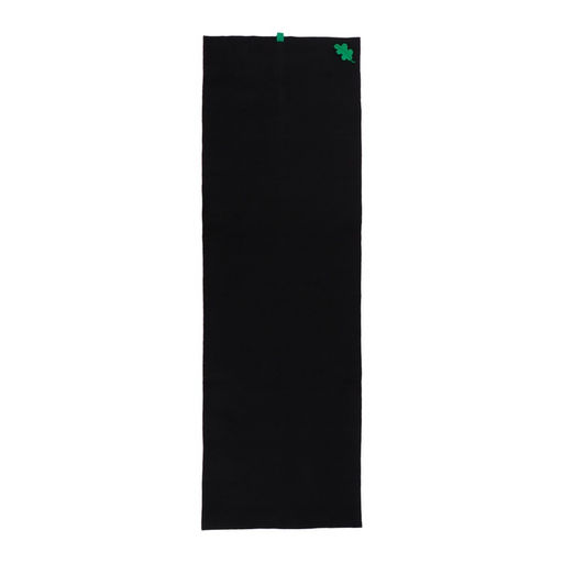 Коврик - лежак для бани и сауны «Дубовый лист», 150×50 см, полиэфир, чёрный