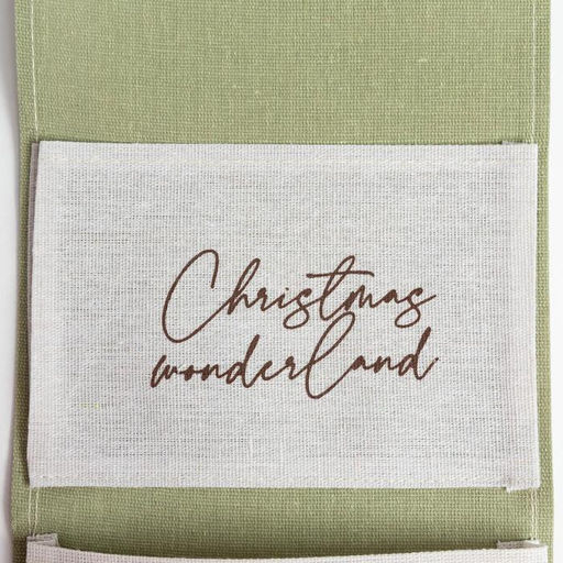 Кармашек текстильный Christmas 2 отделения, 20х41 см - Этель фото 4