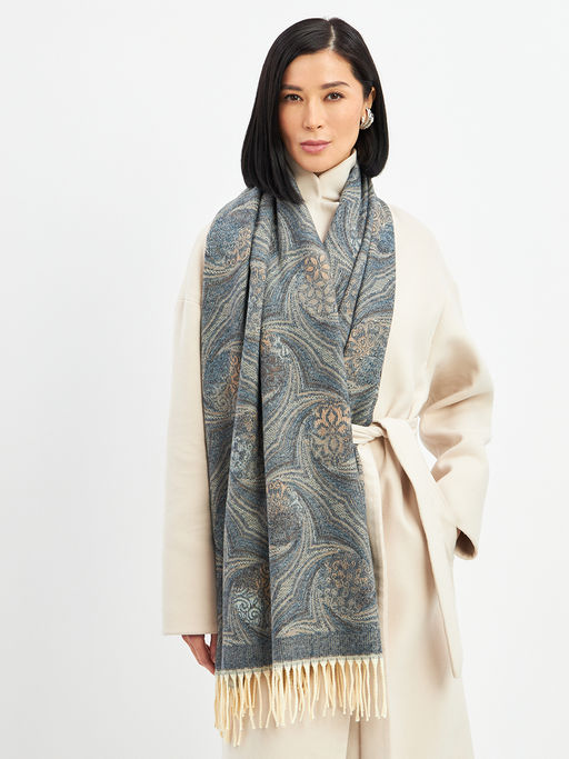 Палантин в составе шерсть и кашемир