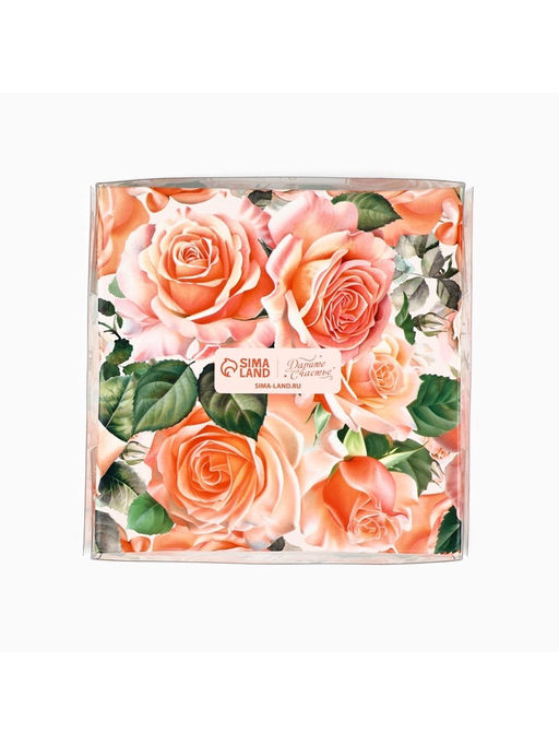 Цена за 5 шт. Коробка под 4 конфеты с ячейками Для тебя, 10?10?3 см