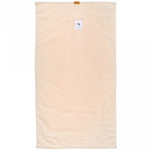 Полотенце махровое "Волна" 50х90см, хлопок 100%, светло-персиковый (Китай)