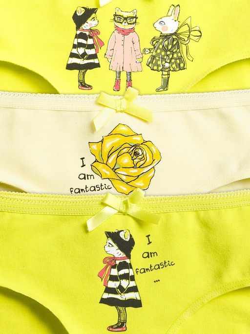 GULB3256/1(3шт. в упаковке) трусы для девочек - Pelican фото 2