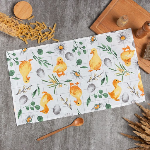 Полотенце «Доляна» Duckling, 35×60 см, 100% хлопок, рогожка 164 г/м²