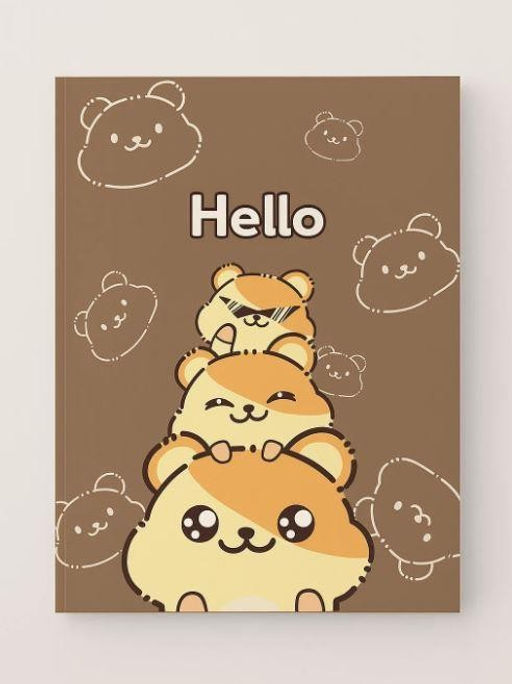 Зеркало "Lets go hamster", dark brown
