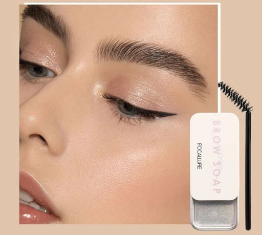 FOCALLURE Мыло для бровей Brow Styling Soap с щеточкой, 10 г  фото 3