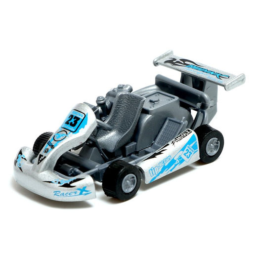 Машина металлическая Картинг, инерция, цвет МИКС - Simaland фото 6