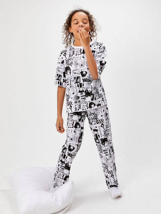 ACOOLA / Пижама детская для девочек Olean набивка  фото 10