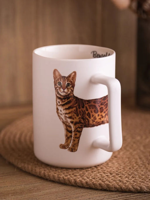 КРУЖКА LEFARD BENGAL CAT 400МЛ 8*7*10.8CM  фото 10