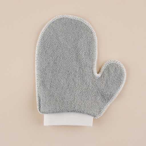 Мочалка-варежка массажная SL Home «Ортика», хлопок, 20×17 см, серая