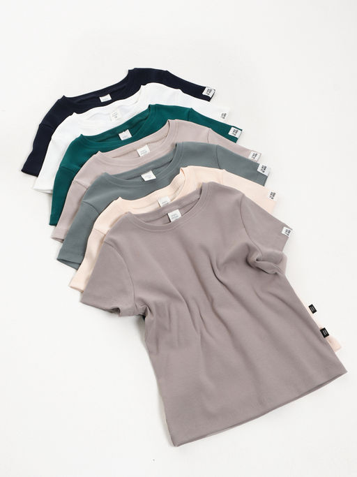 Футболка в рубчик 22-0210 хаки