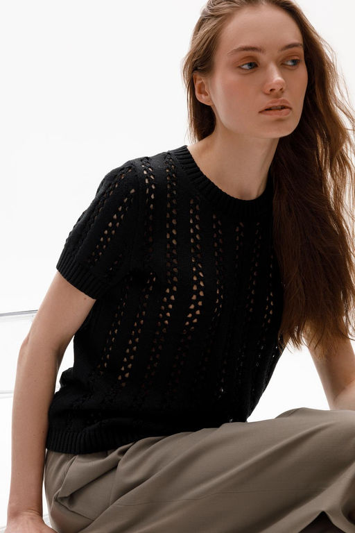 ЕВ 30211/черный джемпер жен