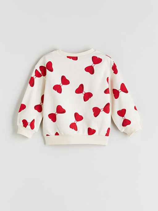 Bisiklet Yaka K?z ?ocuk Sweatshirt