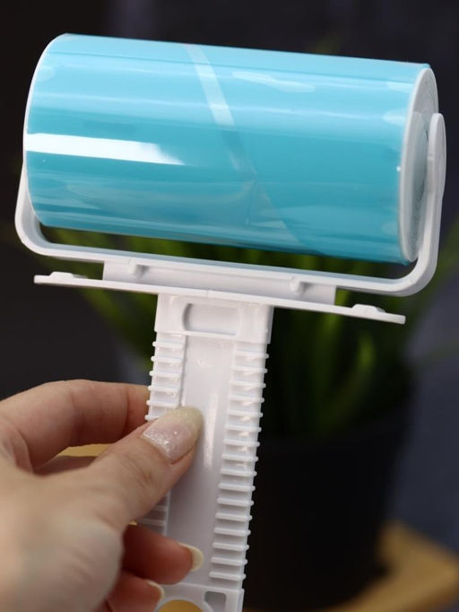 Многоразовый ролик для чистки одежды в футляре "Blue cloud", 16,7*11 см