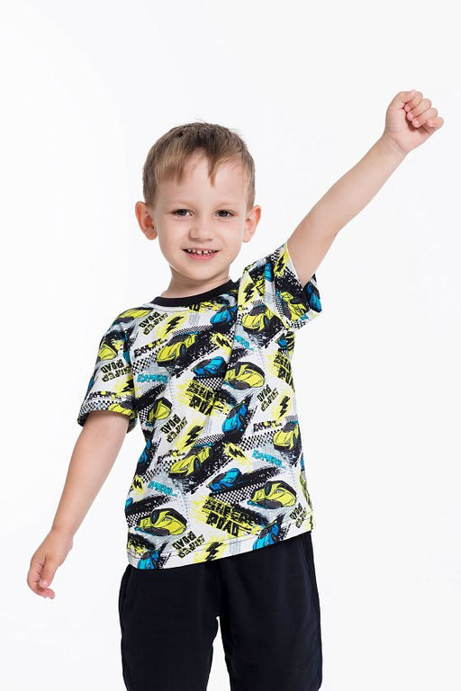 Футболка М222063д Салатовый - Елена фото 4