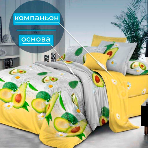 Простыня 2-спальная, поплин (Тейсти (компаньон)) - Ивановотекстиль фото 2