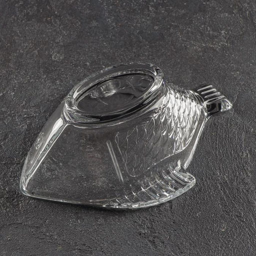 Салатник стеклянный Fish, 21×16 см