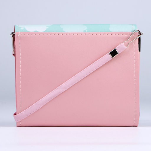 Сумка детская для девочки Фея, на клапане, розовая, голубая - NAZAMOK KIDS фото 4