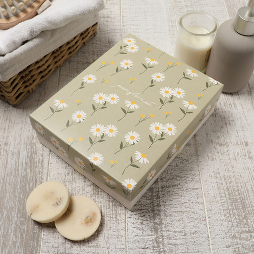 Набор махровых салфеток «Этель. Ромашки», 30×30 см - 5 шт., хлопок 100%