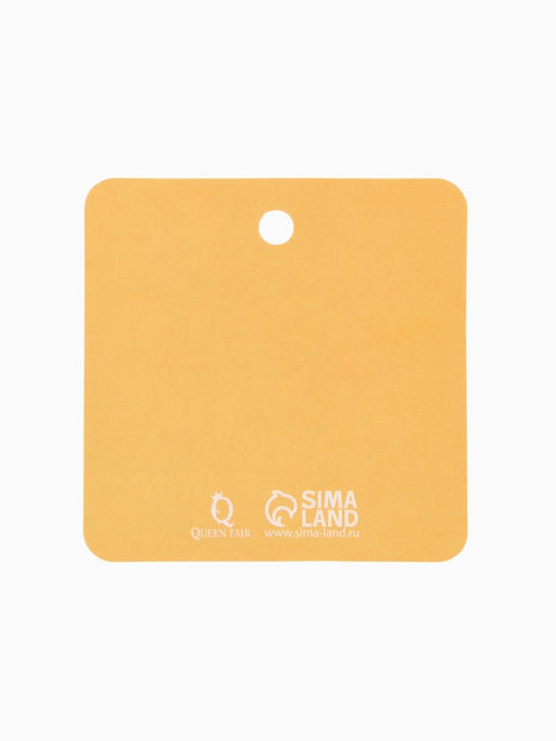 Значок Графичные животные лиса, оранжево-белый в золоте