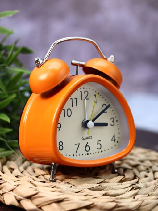 Часы-будильник "Time buddy", orange (12,5х9,5 см)