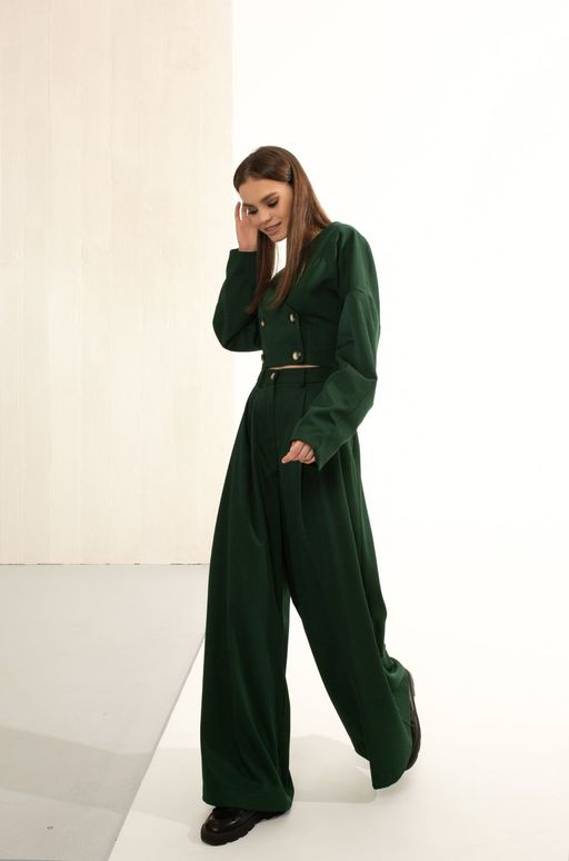 Костюм AURA 9111-164 изумруд  фото 4