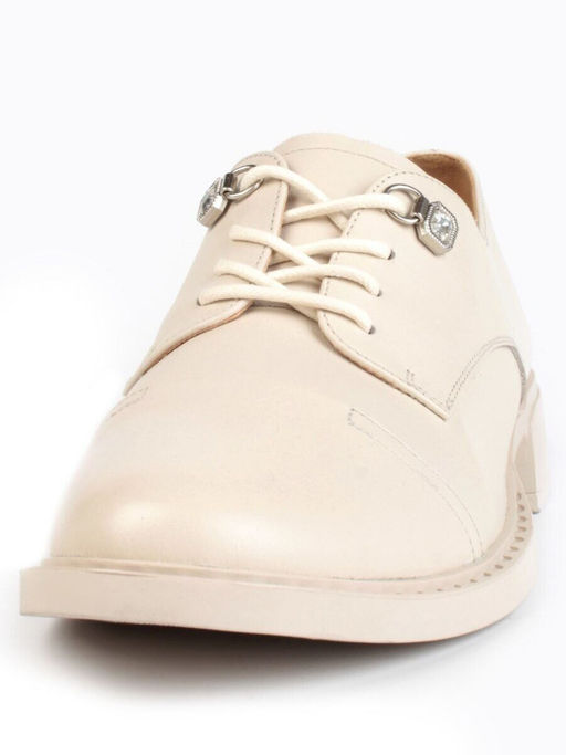 03-HP9954M BEIGE Полуботинки женские (натуральная кожа)