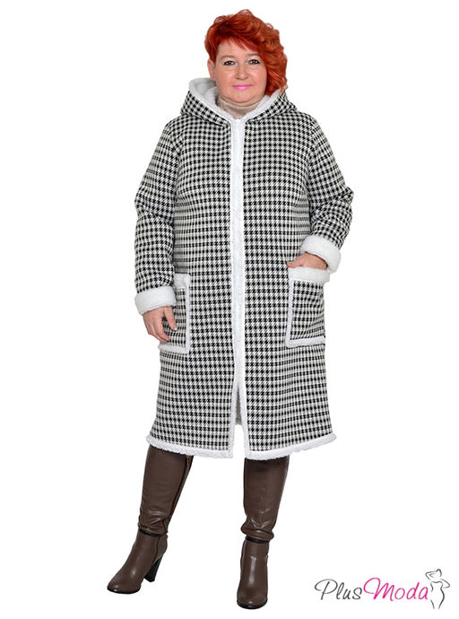 Жакет-пальто Модель №1787 размеры 44-84 - Plusmoda фото 3