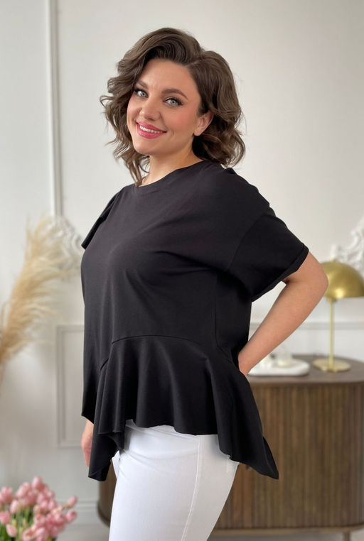 Блуза Rumoda 2122 черный  фото 4