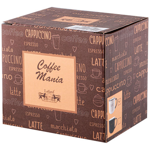 КРУЖКА БЕЛАЯ С ЗОЛОТОЙ НАДПИСЬЮ 450 МЛ - Lefard фото 2