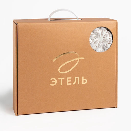 Плед с рукавами светящийся в темноте «Этель. Снежинки», 150×200 см