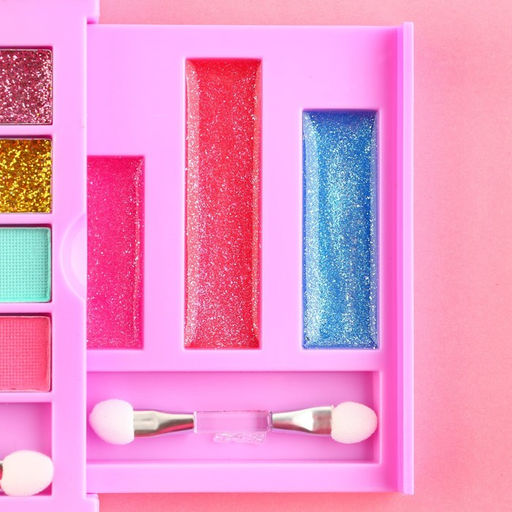 Набор детской косметики Будь стильной, тени 8 цветов, блеск 11 цветов