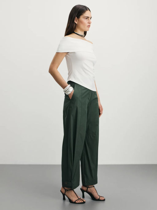 Брюки бананы с перестегивающейся манжетой / Zarina  фото 5