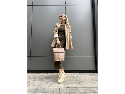 Рюкзак женский Lanotti YN215/бежевый