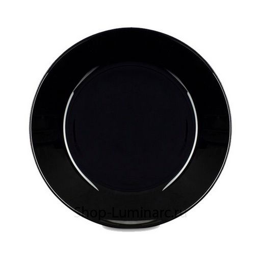 Тарелка десертная ЛИЛИ ЧЕРНЫЙ 18см арт.V0463 /Люминарк/ - Luminarc фото 3