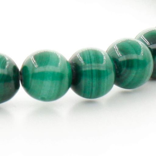 Малахит (Заир) 5мм, браслет Классика длиной 18см - Agat77 фото 3