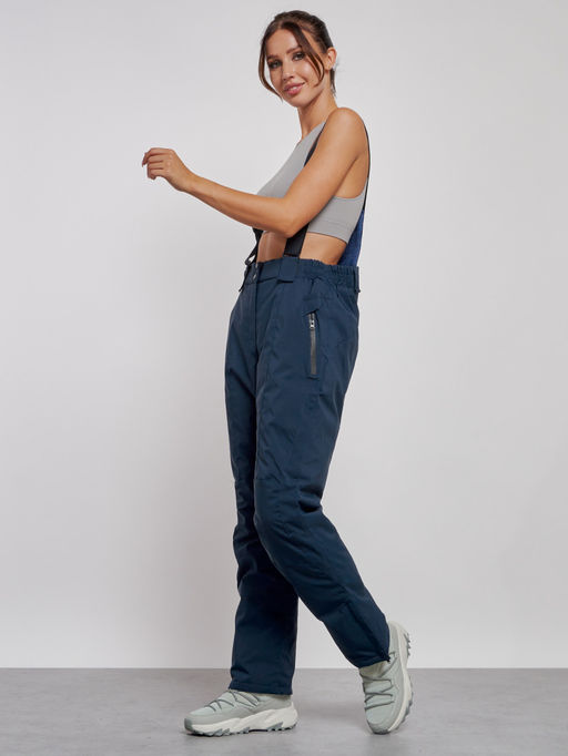 Горнолыжный костюм женский большого размера зимний бирюзового цвета 03960Br - Chunmai фото 25