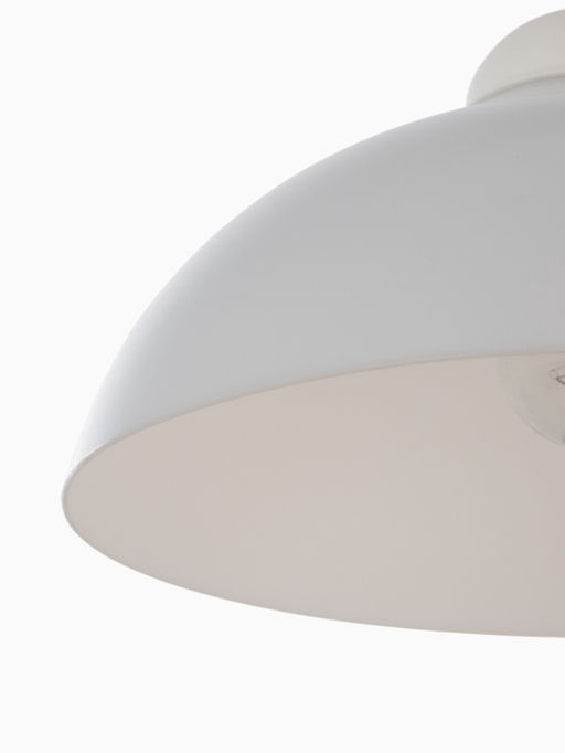 Светильник подвесной «Хоста», 1×15 Вт, Е27, 29×29×13(74) см, белый