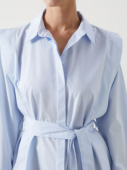 D?z Uzun Kollu Kad?n G?mlek Tunik