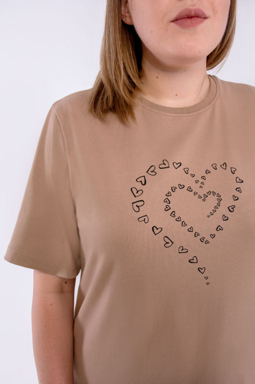 Арт. 9163 Пижама с шортами 50-58 (5 шт) Цвет:коричневый - Калинка фото 2