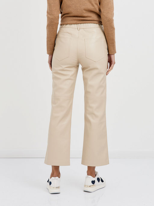 брюки женские из экокожи укороченные - Glenfield фото 5