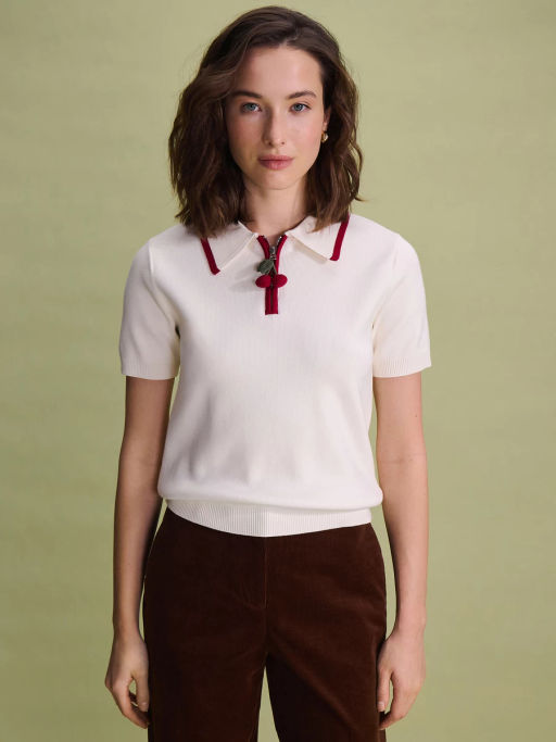 Джемпер из вискозы с брошью / Zarina  фото 6