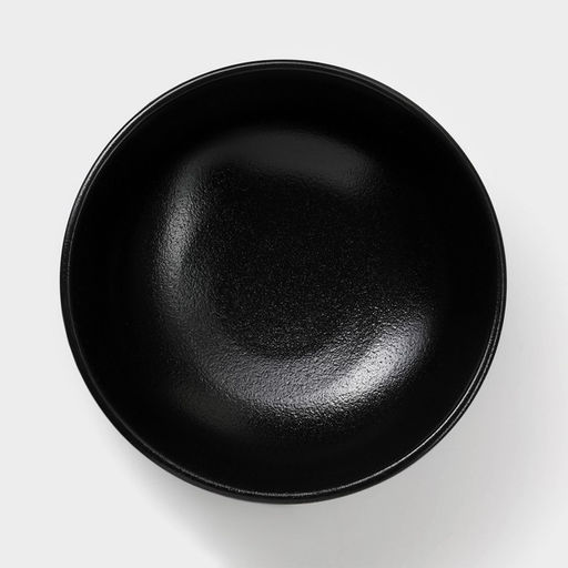 Салатники Magistro Carbon, 250/650/1.2 л, d=11/16/19.5 см, набор 3 шт., керамика, чёрные
