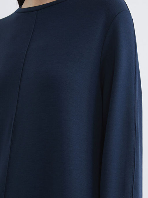 Bisiklet Yaka A Kesim Elbise