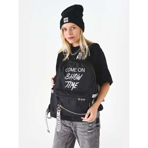 Рюкзак Come on Show Time чёрный с серым - Blinky фото 3