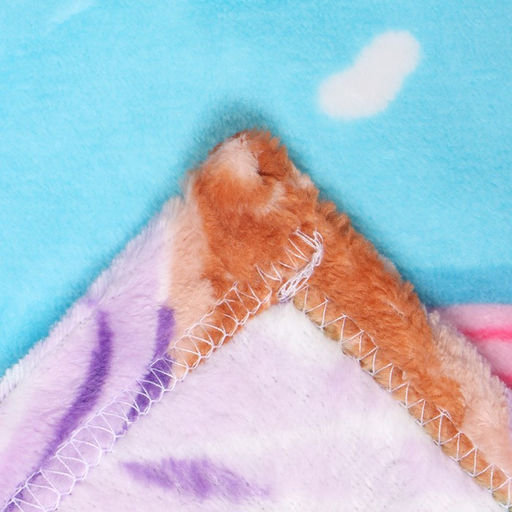 Плед Павлинка Капкейки 100х150см, голубой, аэрософт 190 г/м, пэ100% - Павлина фото 5