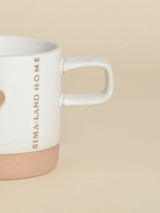 Кружка SL Home Сердце, 520 мл, 13.5?9.6?9.8 см, керамика, белая