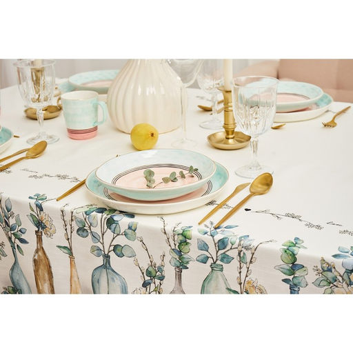 Скатерть Этель Flower mood, 146?220 см, 100% хлопок, репс 210 г/м?